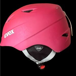 Uvex Pink Kids ski Helmet